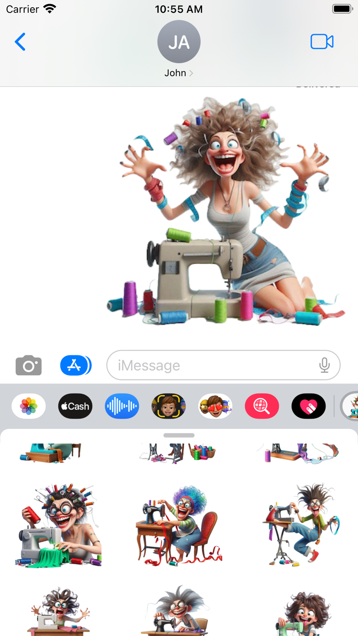 Silly Sewing Stickers