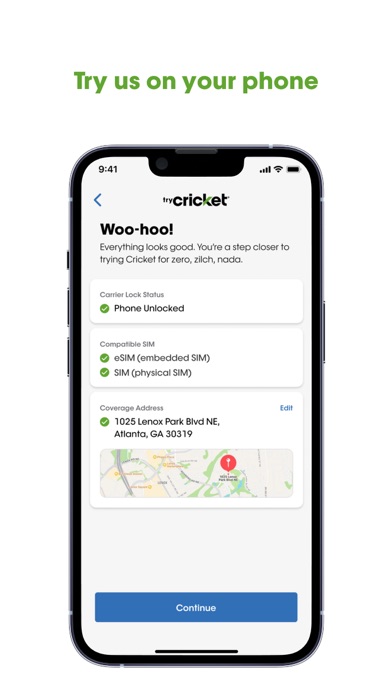 tryCricket by Cricket Wireless Screenshot