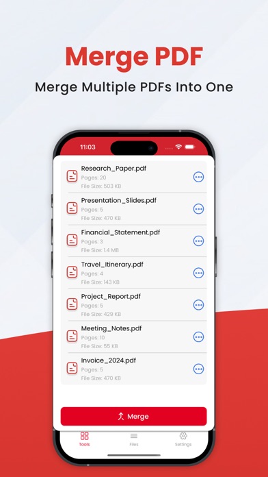 Photos to PDF Converter App + Screenshot