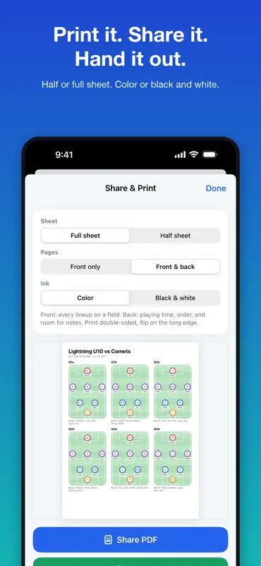 My Sports Lineup screenshot 7 of 9