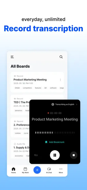 daglo: All-in-one AI Notetaker screenshot 2