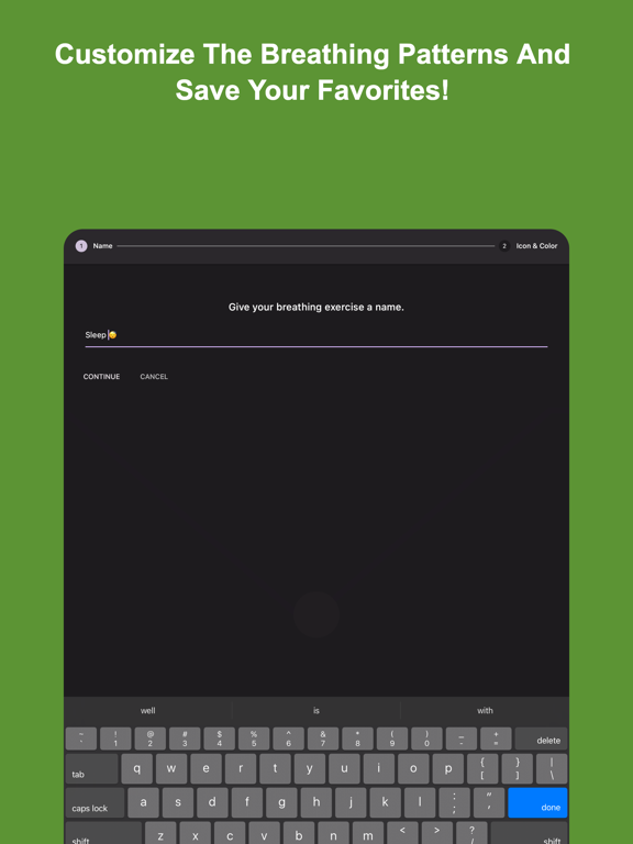 Pocket Breath Coach iPad screenshot 5 - Health & Fitness app