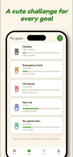 Plump: Savings Challenge screenshot 2
