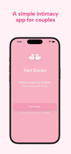 Two Ducks Couples Intimacy App screenshot 1