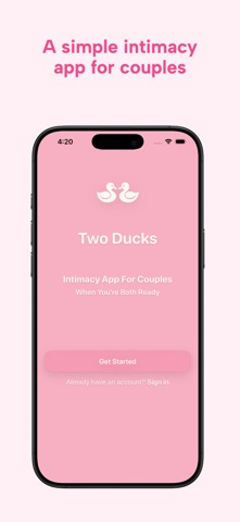 Two Ducks Couples Intimacy App Screenshot 1 of 5