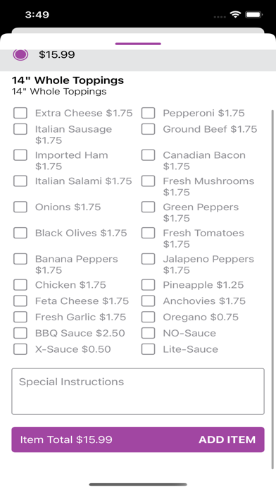 Pizza Ravens - Restaurant Screenshot