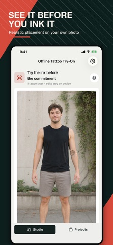 Offline Tattoo Try-On Screenshot 5 of 5