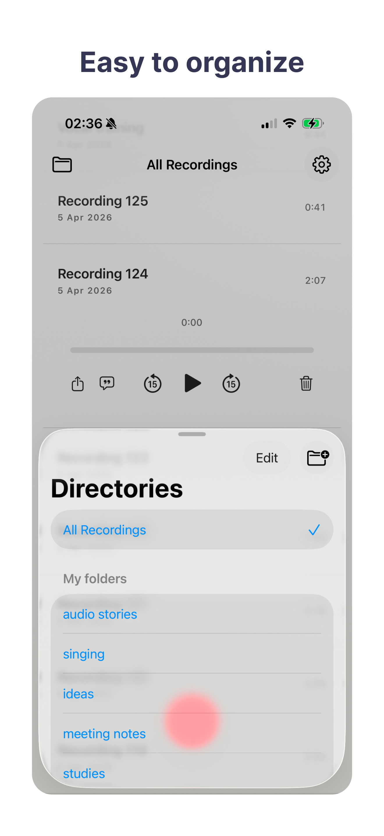 Voice Notes - Audio recorder