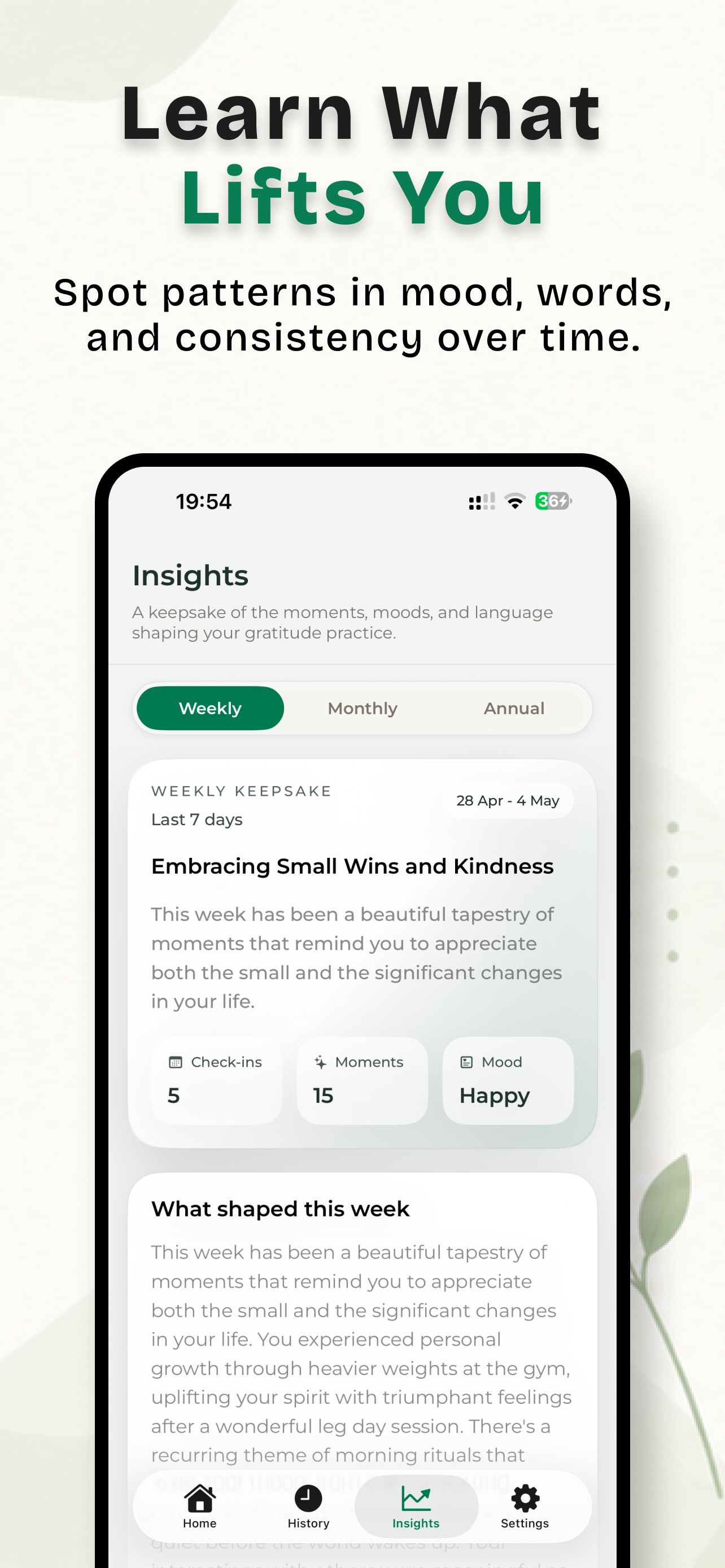 Gratitude Journal: Threefold screenshot 5