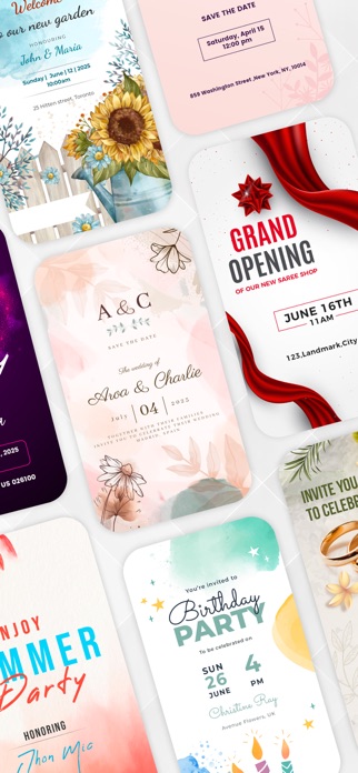 Invitation Maker : Invite Card Screenshot 2 of 10