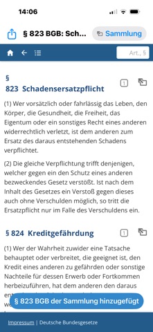 Deutsche Bundesgesetze iPhone screenshot 4