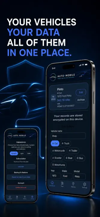 Auto-Mobile: Vehicle Tracker screenshot 1