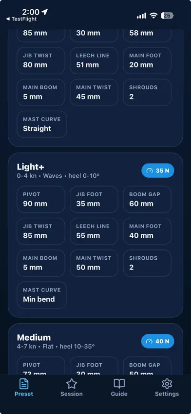 IOM Sailboat Tuner screenshot 1