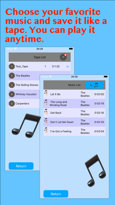 ReelToReelLike MusicPlayer Screenshot