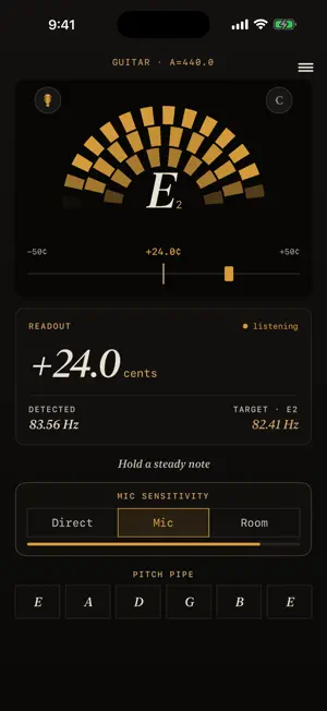 BassEducation Tuner screenshot 4