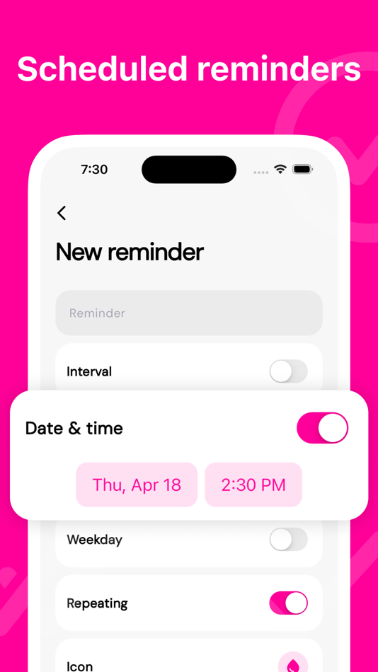 #3. Remyn: Reminders made simple (iOS) Podle: Maher Safadi