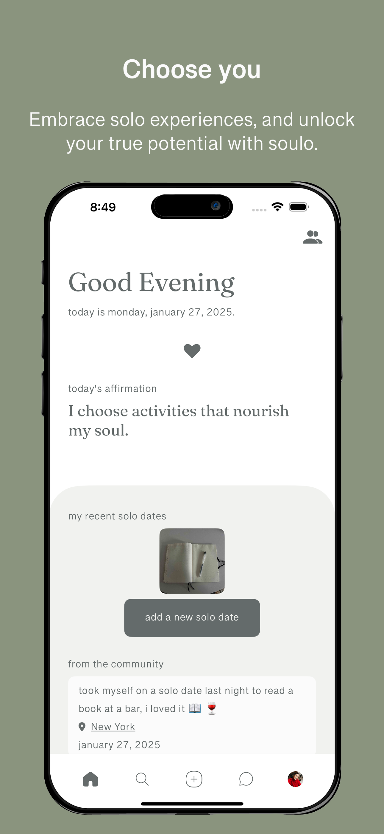 soulo: take yourself on a date