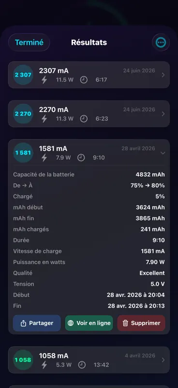 Amperes 4 : Info Batterie screenshot 3 of 10