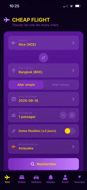 Cheap Flight - Vols pas chers screenshot 1