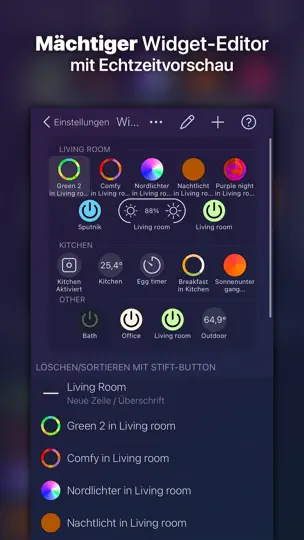 Screenshot von IConnectHue Für Philips Hue auf dem iPhone 2