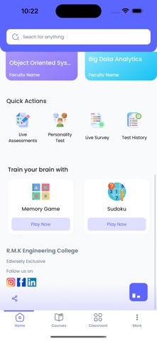 Sreenidhi.ai Student iPhone screenshot