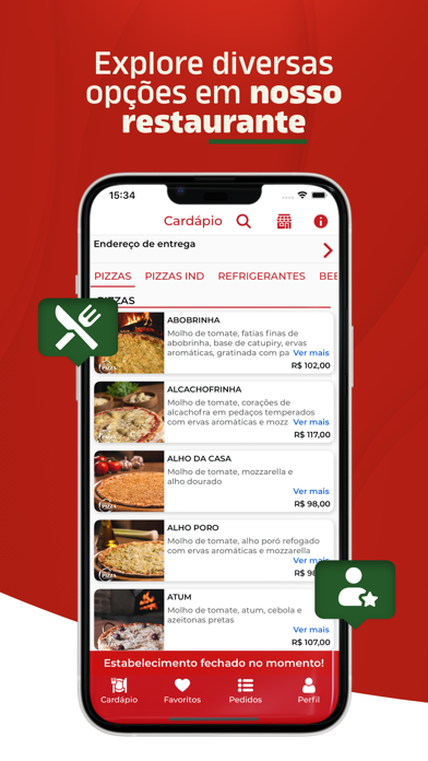 Casa da Pizza_Delivery Screenshot