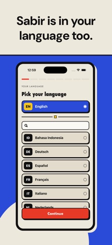 Live Voice Translator - Sabir iPhone screenshot