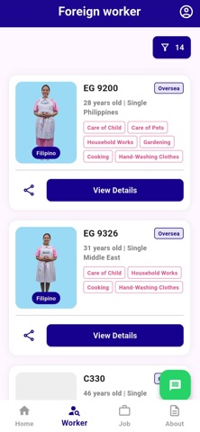 JC CASA 嘉栢僱傭 iPhone screenshot