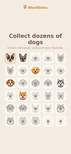 Screenshot von Woofdoku - Brain Puzzle Game auf dem iPhone 5