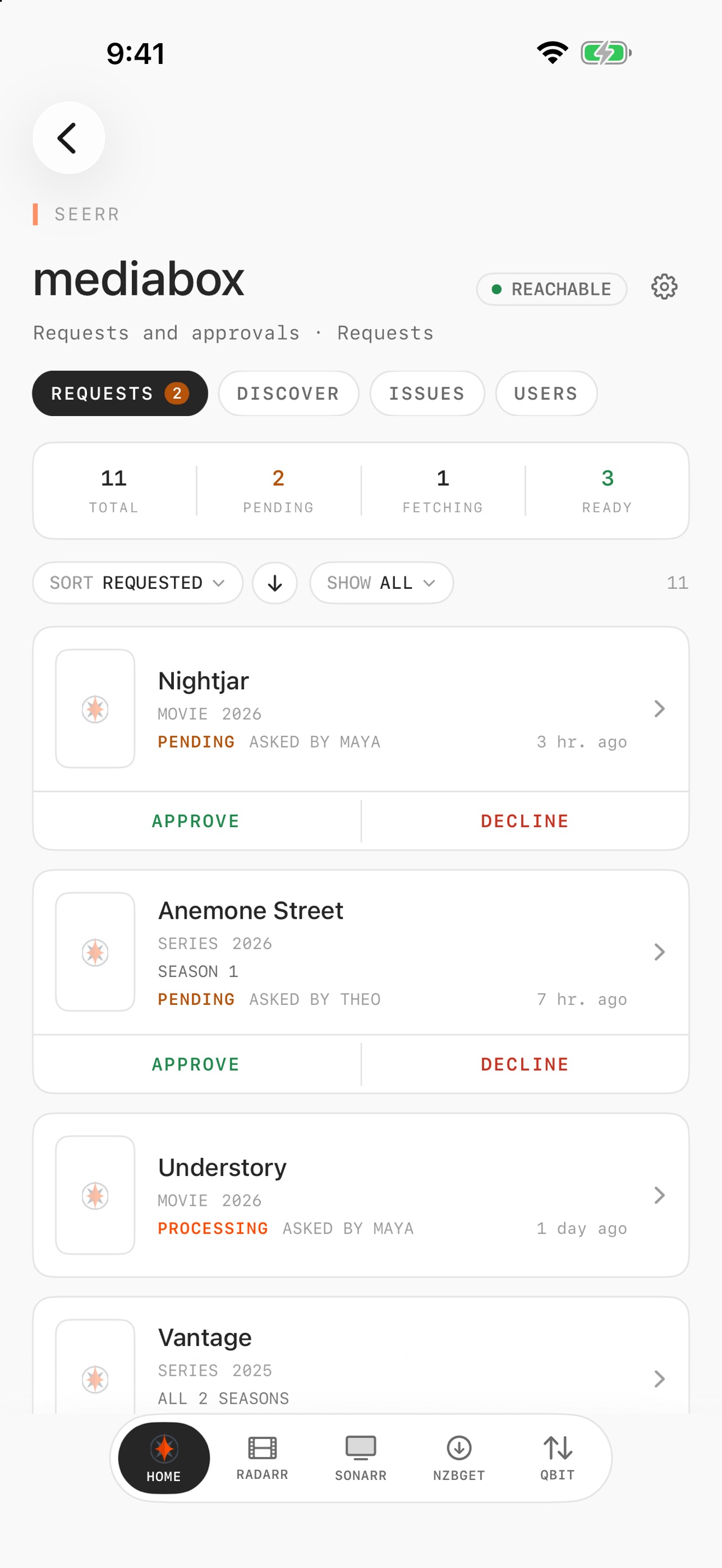 Screenshot 7 of lodestar: media stack remote