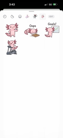 Flex-olotl Stickers screenshot