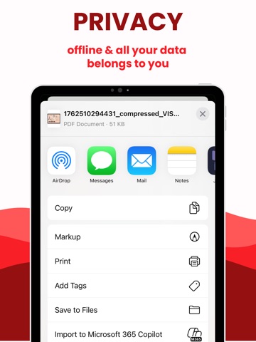 PDF Compressor • Compress PDF iPad screenshot