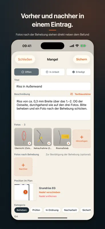 SnapAudit: Mängelliste & Foto screenshot 5 of 6