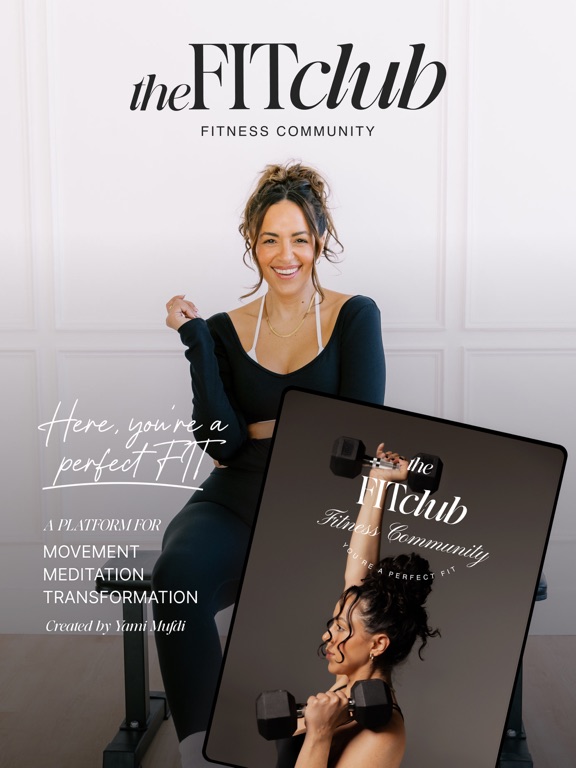 The FITclub by Yami Mufdi iPad screenshot 1 - Health & Fitness app