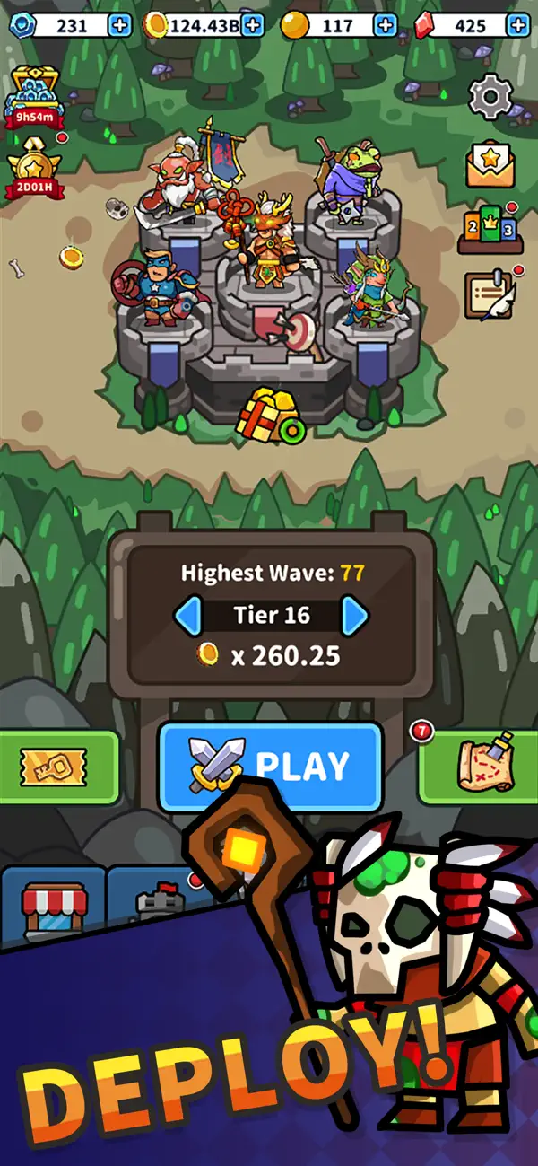 Rush Defense2 Hack screenshot 3 - game app interface