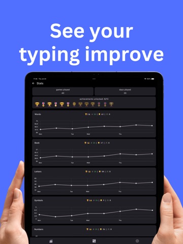 Typing Practice - Typik iPad screenshot