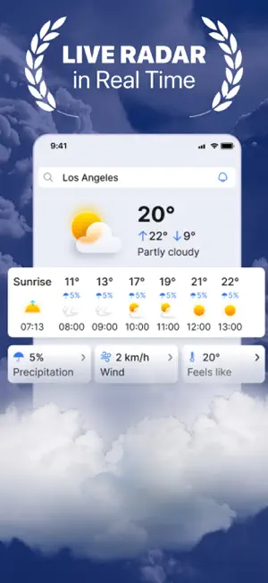 Local Weather Radar - SkyNow screenshot 1