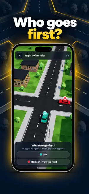 Vorfahrt 3D Car Driving School screenshot 1