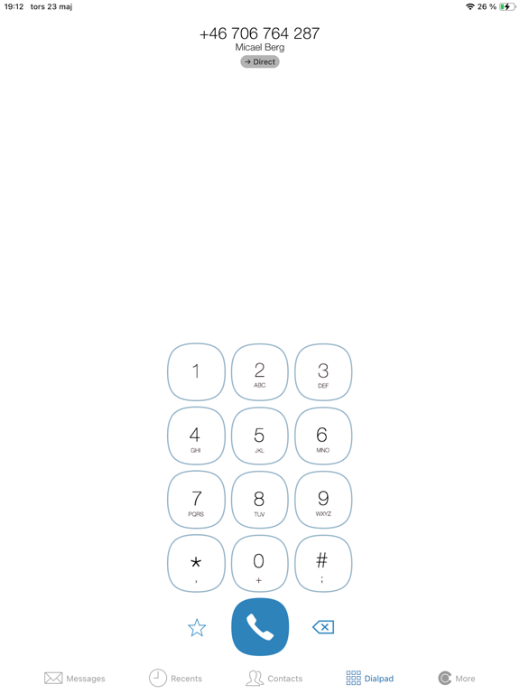 Cryptify Call iPad screenshot 2 - Business app