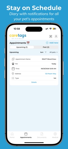CareTags Pet Wallet screenshot