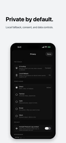 Dark Talent: AI Focus Coach iPhone screenshot
