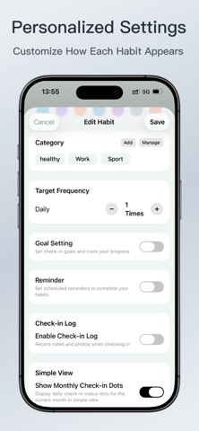 HabitMark - Your Habit Tracker Screenshot 6 of 9