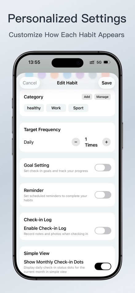 #6. HabitMark - Your Habit Tracker (iOS) By: 晓烽 黄