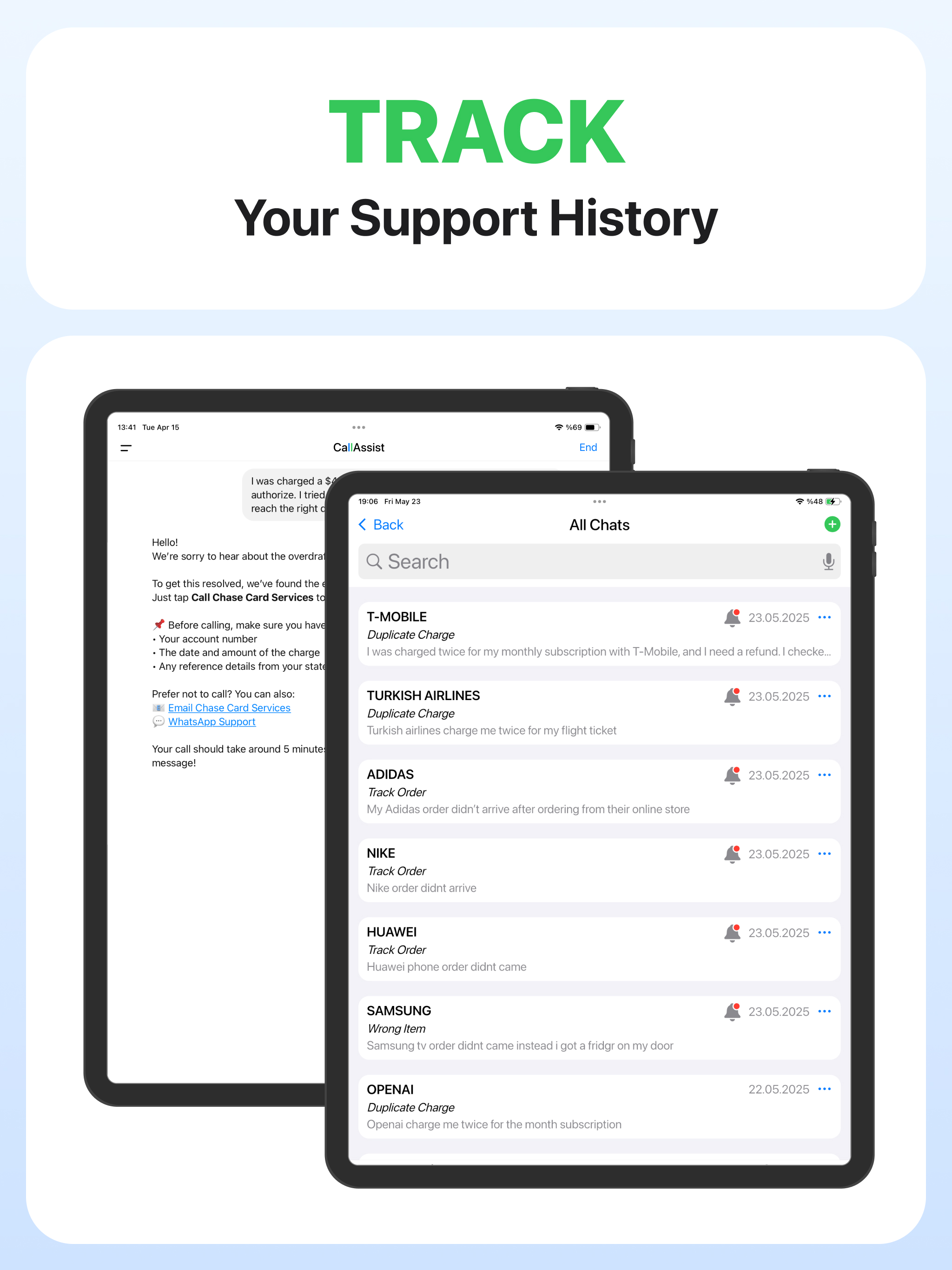 CallAssist: Customer Support