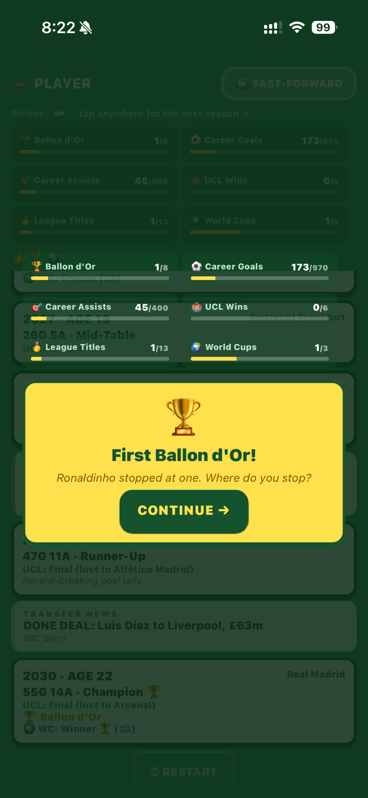 GOAT Roulette - Football screenshot 5