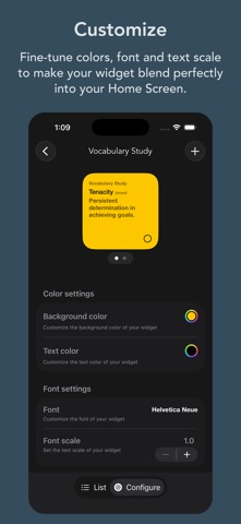 WidgetWise screenshot