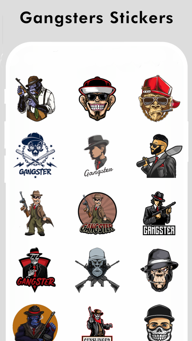 Screenshot #3 pour Pirates And Gangsters Stickers