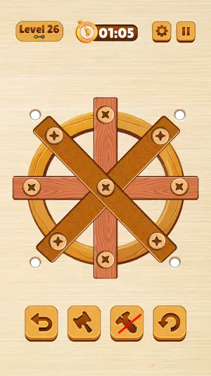 Wood Nuts & Bolt: Screw Puzzle screenshot 1