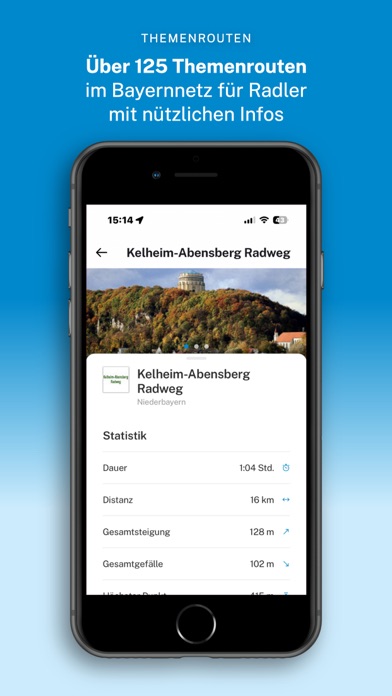 RadroutenPlaner Bayern Screenshot