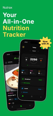 Nutrax: AI Food Tracker Screenshot 1 of 9
